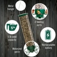 thumbnail image 4 of Droll Yankees Flipper Squirrel-Proof Tube Bird Feeder - Green - 5 lb. capacity, 4 of 15