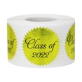 thumbnail image 2 of Autocollants de Graduation Classe de 2022 Gold 1.5 Pouces Forme Starburst - Lot de 500 InStockLabels.com, 2 of 4