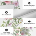 thumbnail image 6 of Outdoor Rug 3x5 ft Pink Wildflowers Outdoor Large Area Rug Non Slip Rubber Spring Flowers Leaves Branches Front Door Mat RV Rug Carpet Patio Outdoor Rugs for Backyard Balcony Deck Porch Indoor, 6 of 9