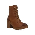 thumbnail image 1 of Botas Mujer Flexi Piel Agujetas Altas cafe 27 Flexi 119601, 1 of 4