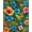 Blue, Pattern 3, variant on ODIKA 8'x10' Machine Washable Non-Slip Area Rug, Vibrant Tropical Floral with Lush Green and Bright Colors High Traffic Rug, Green, 259163
