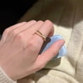 thumbnail image 4 of Summer Hot-Selling Colorful Zircon and Mother-of-Pearl Butterfly Ring for Women - Exquisite, Unique, and Adjustable Open Design - New Arrival High-End Elegant Jewelry, 4 of 9