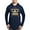 Navy, variant on CafePress - Baseball Dad Long Sleeve T Shirt - Mens Hooded Shirt
