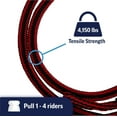 thumbnail image 2 of WOW Sports 4K 50' Bungee Tow Rope for Boating, Watersports and Towables, 1-4 Person, 2 of 5