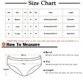 thumbnail image 3 of Diufon Menstrual Period Panties for Women Seamless Knitted Cotton Briefs Plus Size Color Block Underwear, 3 of 7