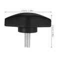 thumbnail image 2 of CRAFTHROU 10 Pcs Vis de Pouce Filetée Noire pour Équipement de Menuiserie, 2 of 8