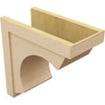 thumbnail image 5 of 12"W x 24"D x 24"H Classic Emerson Rough Cedar Woodgrain TimberThane Corbel, Primed Tan, 5 of 6