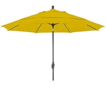 California Umbrella 11' Patio Umbrella in Sunflower Yellow