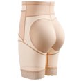 thumbnail image 4 of Defitshape Women's Padded Butt Panties Lifter High Waist Tummy Control Girdle Waist Trainer Corset Body Shaper Shapewear Shorts Thigh Slimmer Nude X-Large, 4 of 5