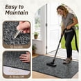 thumbnail image 4 of SIXHOME Door Mats for Inside 24"x47" Non Slip Rubber Welcome Mat for Inside Low-Profile Dirt Trapper Indoor Door Mats for Entryway Soft Absorbent Washable Entry Rug Floor Mats Modern Doormat Gray, 4 of 8