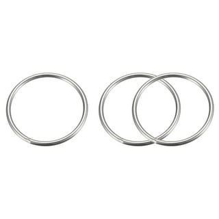 Stainless Steel O Rings, 5 Pack 80mm Outer Dia. 4mm Thickness Welded O-rings