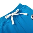 thumbnail image 4 of Gyratedream 1-6T Toddler Boys Football Printed Drawstring Active Jogger Shorts with Pocket, 4 of 9