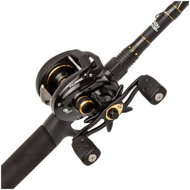 Abu Garcia Pro Max Low Profile Baitcast Reel and Fishing Rod Combo