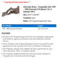 thumbnail image 2 of Alternator Brace - Compatible with 1987 - 1988 Chevy S10 Blazer 2.5L 4-Cylinder VIN E, 2 of 2