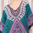 thumbnail image 3 of Kaftan Dress - Caftans for Women - Women's Caftans Available in One Size to Fit US 4,6,8 and 10 (123 Teal), 3 of 5