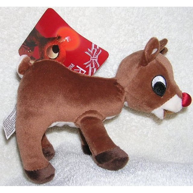 Muñeco de peluche Rudolph el reno de nariz roja de 5 " Commonwealth Toy-Novelty LYSB007304TZ2-TOYS