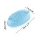 thumbnail image 4 of Ofertas Únicas 1 Pc Cepillo de Baño Exfoliante Ovalado para el Baño para Ducha 4.72"x2.76"x1.69" Azul, 4 of 6