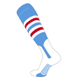 thumbnail image 1 of TCK Elite Baseball Knee High Stirrup Socks (I, 7in) Baby Blue, White, Red, 1 of 1