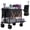 Black, variant on edx Large Capacity Folding Double Decker Wagon with Brakes, 54" Extra Long Extended Wagon, Equipped with 7" All-Terrain Big Wheels for Camping, Sports, Beach