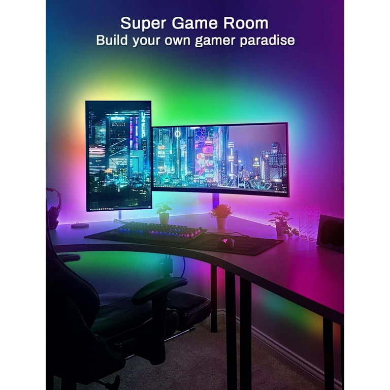 LED Lights for TV Backlight 13.1ft RGB Led Strip Lights for TV
