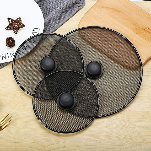 Splatter screen for frying pan Oil Splash Guard Stainless Steel Basting Griddle Cover Splatter Shield for Frying Pan