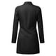 thumbnail image 3 of Gibobby Vestido corta de fiesta casual Vestido elegante casual para mujer Vestido de traje plisado con en la cintura de manga larga de color sólido(Negro,G), 3 of 5