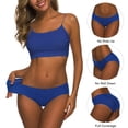 thumbnail image 2 of Women's Ice Silk Seamless No Show Briefs, Breathable Soft Workout Underwear, 2 of 5