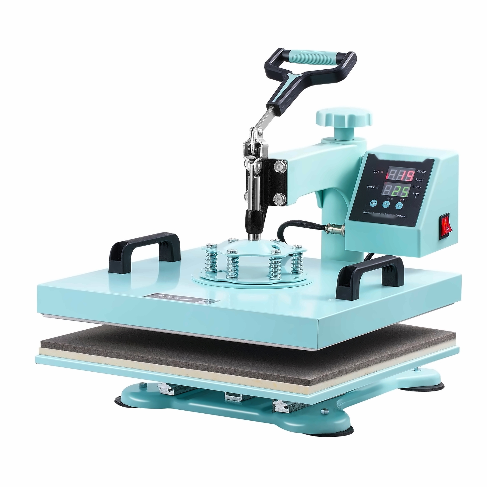 Heat Press Machine 15x15", 8 in 1 with Tumbler Press, for T-Shirts, Hats, Mugs - Versatile DIY Crafting & Personalization