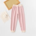 thumbnail image 2 of WRKEKC Kids Sweatpants Winter Warmth Cuffed Elastic Waist Long Pants for Big Kids 3-14 Years Comfortable Base Layer Fall Winter Thermal Pants, 2 of 9