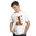 thumbnail image 3 of Welcome Fall Boxer Enjoys School Time Autumn Fall Leaves Shirt T-shirt Unisex Merch Boxers Dog Lover Gifts Idea - 02013, 3 of 6
