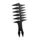 thumbnail image 1 of Peine con cabeza de aceite para hombres, peine de dientes grandes para peinar el cabello, peine para desenredar el cabello rizado Negro, 1 of 9