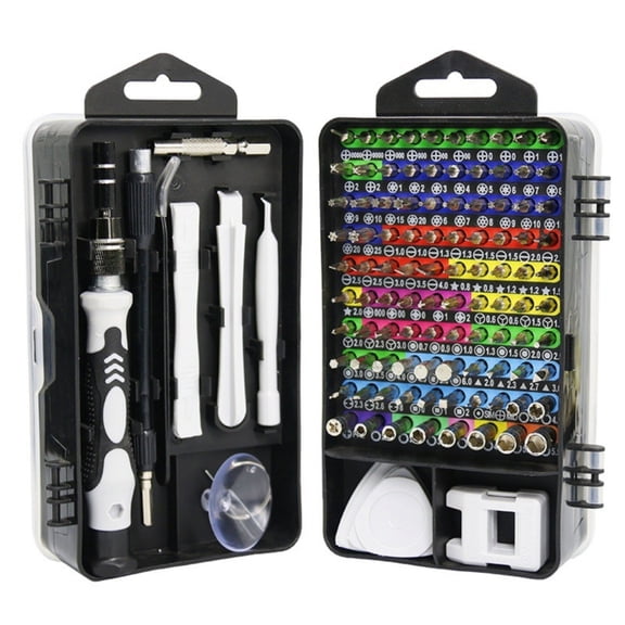 117 in 1 Precise Screwdriver Set Magnetic bit Professional Tool Kit For Electronics Repair With Ergonomic Handle