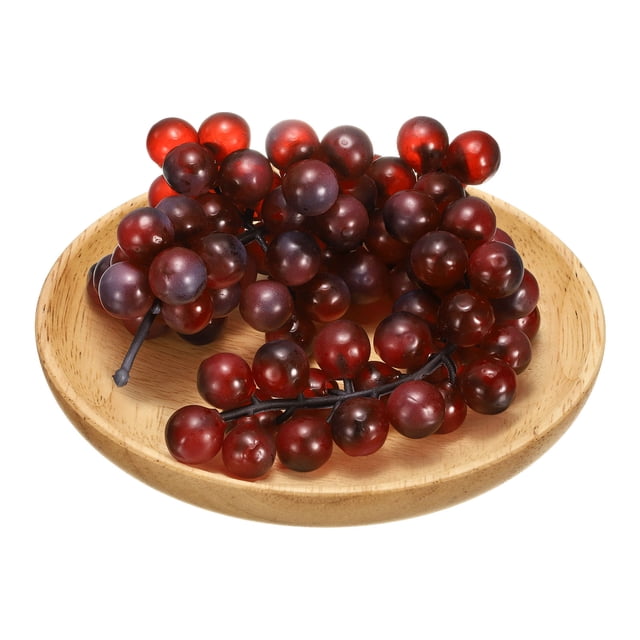 Bandeja de servir de bambú Uxcell, bandejas redondas de madera de 4 x 4 pulgadas, platos de servir portátiles para comida, fruta, bocadillos, pan, tocador, bodas, picnics, caqui