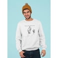 thumbnail image 2 of Pooh Bear Being A Friend Sweatshirt Men -Smartprints Designs, Male Small, 2 of 4