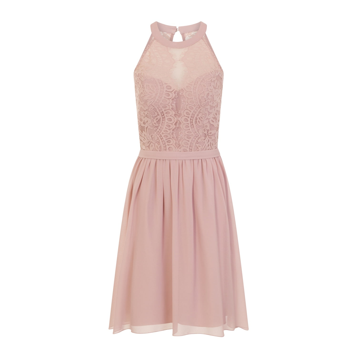little mistress lace top full midi prom dress