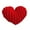 A003- Style C, variant on Decorative Throw Pillow, Heart Shaped Pillow, Striped Throw Pillow, Pillow for Couch, Plush Red 12X10 Inch Heart Cushion Ideal As Cozy Sofa Accent for Couple Daily Use, Wedding
