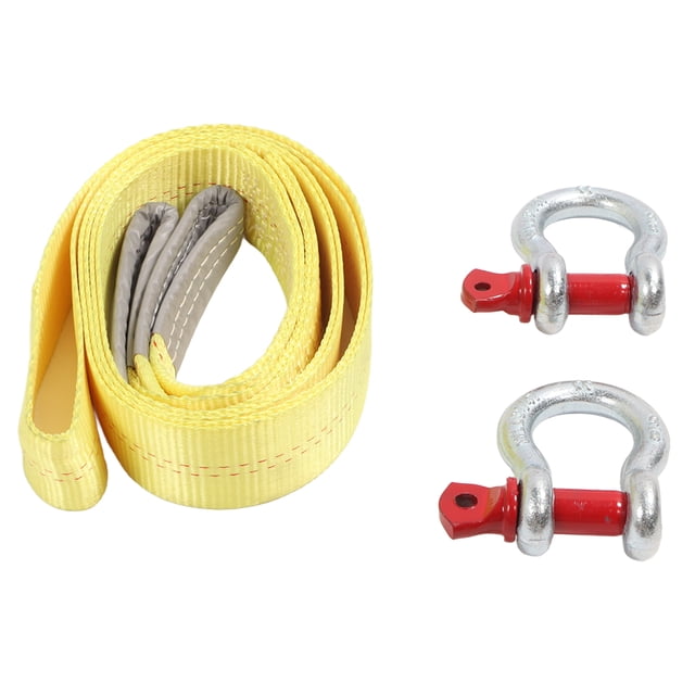 2 x Grilletes 1 x Correas de Remolque Nikou