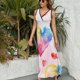 thumbnail image 3 of Colorful Heart Vestido Sin Mangas Para Mujer, Traje De, Ropa De Cumpleaños, Verano, 3 of 5