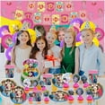 thumbnail image 3 of Golden Girl Birthday Party Supplies Balloons Paper Plates Decoration Cake Topper Decor Tableware Banner Backdrop, 3 of 7