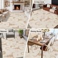 thumbnail image 5 of Beige Cow Skull Area Rugs 5'x7', Washable Small Throw Rugs for Laundry Room Playroom, Southwestern Vintage Cowboy Boots Burlap Indoor Outdoor Rug Non-Slip Low Pile Carpet Runner Reversible Floor Mats, 5 of 8
