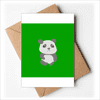 Panda Fat Animal Art Deco Fashion Greeting Cards You are Invited Invitations