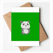Panda Fat Animal Art Deco Fashion Greeting Cards You are Invited Invitations