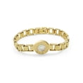 thumbnail image 1 of Pulsera de oro laminado eslabones tipo reloj y números romanos, 1 of 9