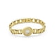 thumbnail image 1 of Pulsera de oro laminado eslabones tipo reloj y números romanos, 1 of 9
