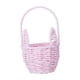 thumbnail image 3 of Cesta de Pascua con forma de conejito, cesta de flores con asa, vacía, decoración de Pascua, huevo de Pascua Rosa, 3 of 9