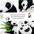 thumbnail image 3 of TYMZDYN 12" Plush Panda Stuffed Animals with Panda Baby Soft Toy, Native Mom & Baby Plush Bamboo Panda, 3 of 6