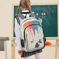 thumbnail image 7 of FORMRS School Backpack 17" Student Travel Bag with Laptop Compartment, Black Astronaut, 7 of 7