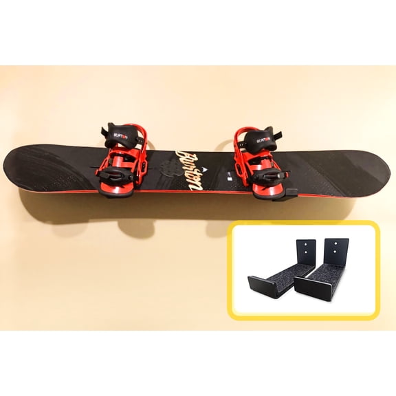 AA Products A Couple of Aluminium Snowboard Display Wall Mount Rack w/Protective Lining
