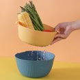 thumbnail image 4 of SPRING PARK Kitchen Drain Basket Double-Layer Strainer Fruit Colander Bowl Sieve Vegetable, 4 of 7