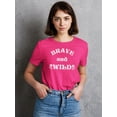 thumbnail image 2 of Brave And Wild T-Shirt Women -Image by Shutterstock, Female 5X-Large, 2 of 4
